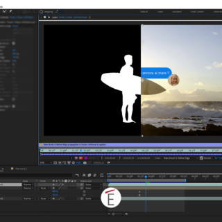 Isolare un soggetto in un video.Rotoscoping in after effects