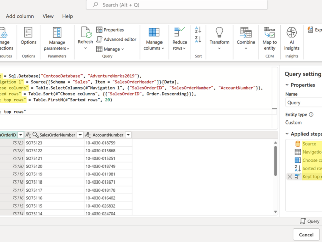 Corso Microsoft Power Query Expert